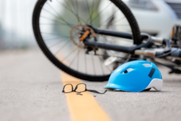 Cyclist Injured After Crash